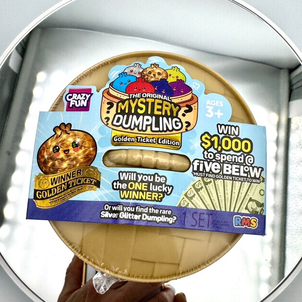 The Original Mystery Dumpling Golden Ticket Edition Squishy Toy RMS NEW Win 1000